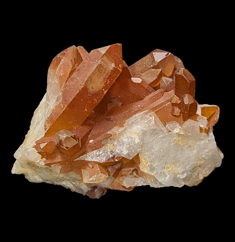 Tangerine Quartz Crystal Cluster-Minerals-Genilson de Moura Mines-PaxtonGate