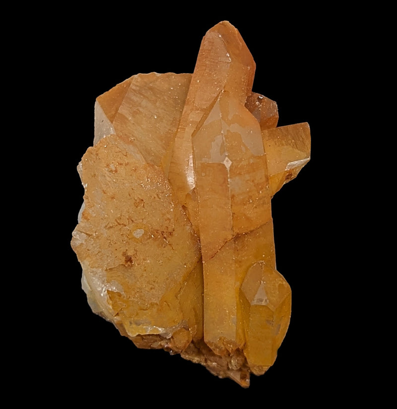 Tangerine Quartz Crystal Cluster-Minerals-Genilson de Moura Mines-PaxtonGate