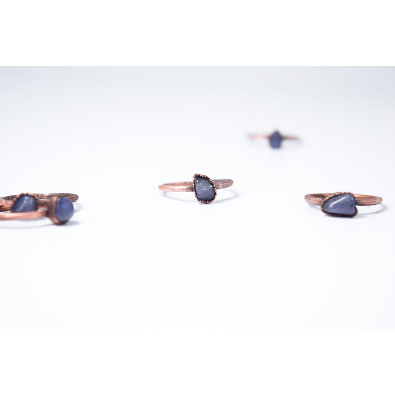 Tanzanite Copper Stacking Ring - Paxton Gate