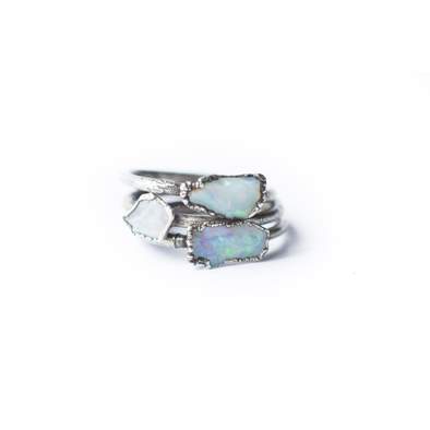 Tiny Raw Opal Ring - Paxton Gate