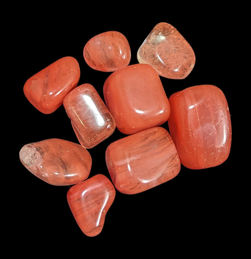 Tumbled Cherry Quartz Crystal-Minerals-Quasar Gems-PaxtonGate