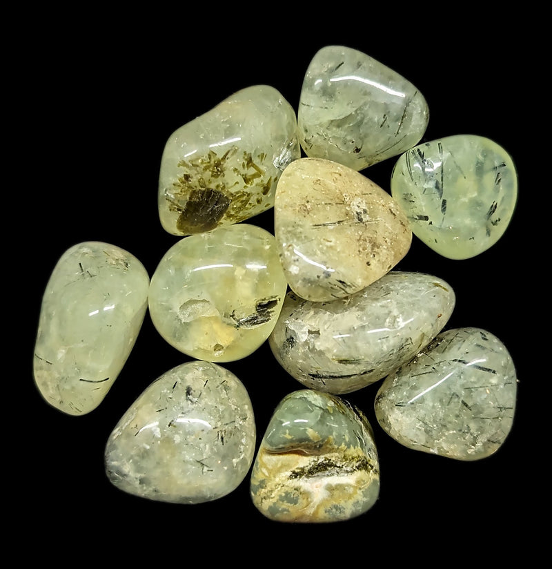 Tumbled Prehnite & Epidote Stone-Minerals-Hidden Gem Gallery-PaxtonGate