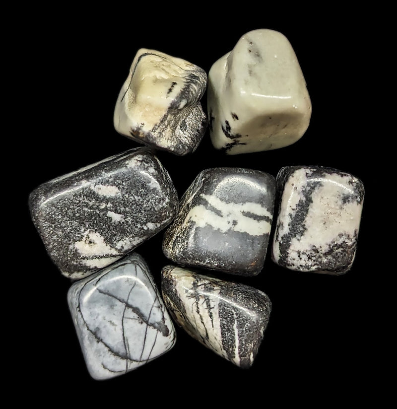 Tumbled Zebra Jasper Stone-Minerals-Quasar Gems-PaxtonGate