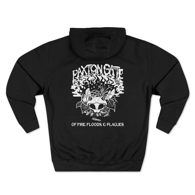 Unisex "Of Floods, Fire & Plagues" Hoodie by Megan Lees-Hoodie-Printify-PaxtonGate