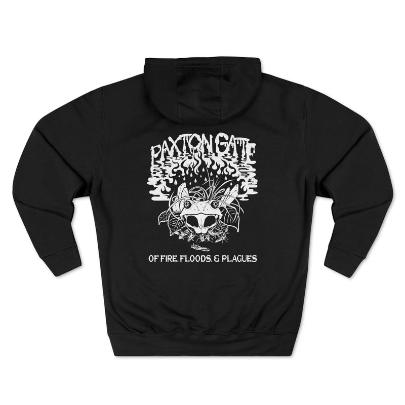 Unisex "Of Floods, Fire & Plagues" Hoodie by Megan Lees-Hoodie-Printify-PaxtonGate