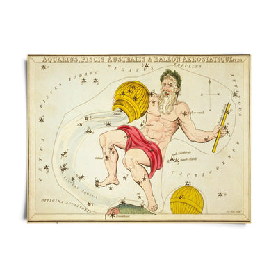 Vintage Zodiac Sign Astrology Print - Paxton Gate