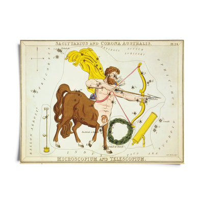 Vintage Zodiac Sign Astrology Print - Paxton Gate