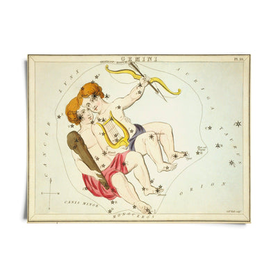 Vintage Zodiac Sign Astrology Print - Paxton Gate