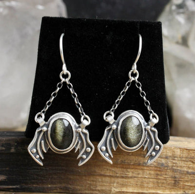 Winged Prophetess Sterling Silver Earrings - Paxton Gate